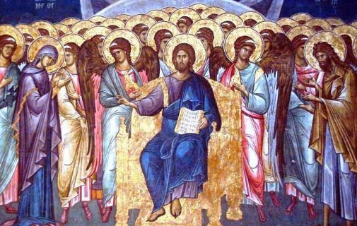 Isus Christos at the last judgment